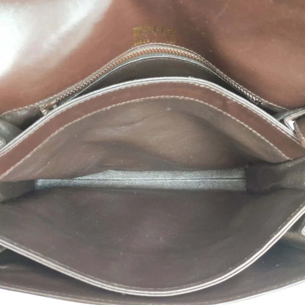 744166BV (L1) Bally Crossbody Bag Brown Leather - Picture 7 of 9